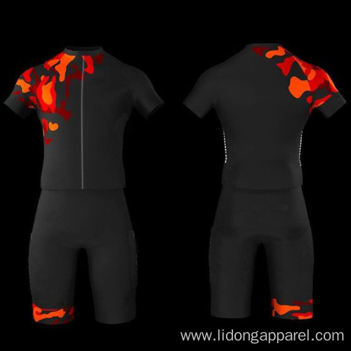 Custom Racing Sport Bicycle Short Sleeves Cycling Jersey